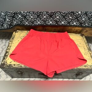 Old Navy Women's Vibrant Red Athletic Shorts